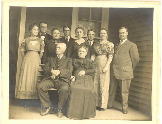 Family of Samuel and Angie Wright, c. 1920