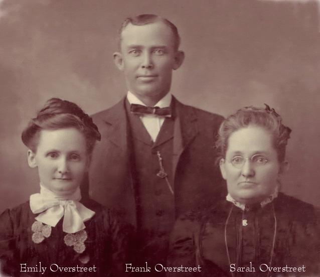 Three siblings: Emily, Frank, and Sarah Overstreet