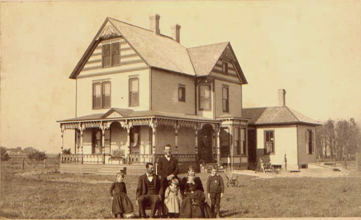 Thomas Wiley home in LeRoy, Illinois