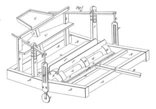 Patent diagram 1: Stalk Cutter, figure 1