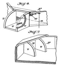 Patent diagram: 1885 Kenney Hay Derrick