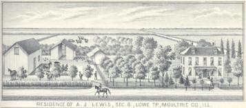Residence of Aaron J. Lewis