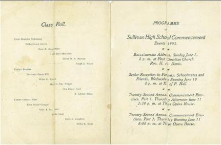 Class Roll and Commencement Events