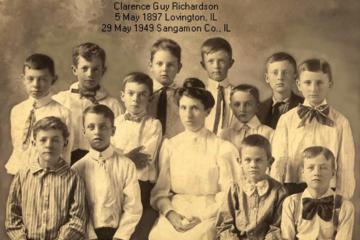Clarence Guy Richardson, class picture