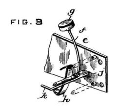Patent diagram 3: 1893 Monroe Motor