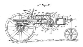 Patent diagram 2: 1922 Motor Vehicle